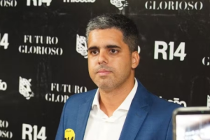 Renan Hallais (Missão) durante coletiva de imprensa no Recife — Foto: Reprodução/Instagram